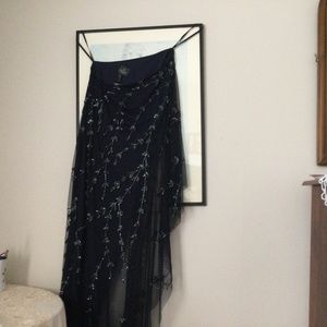 A gorgeous mother of the bride slip chiffon dress. Petite preferred!